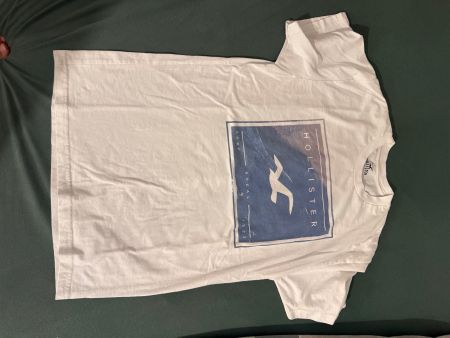Hollister California Mens White Logo Tshirt US SIZE M