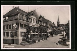 AK Herzogenbuchsee, Hotel zur Sonne