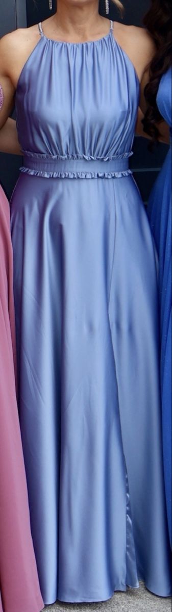 Kleider: Abendkleid Swing blau Grösse 36 mit Schlitz – Neu (gemäss Beschreibung) aus Glattbrugg von SMusic98