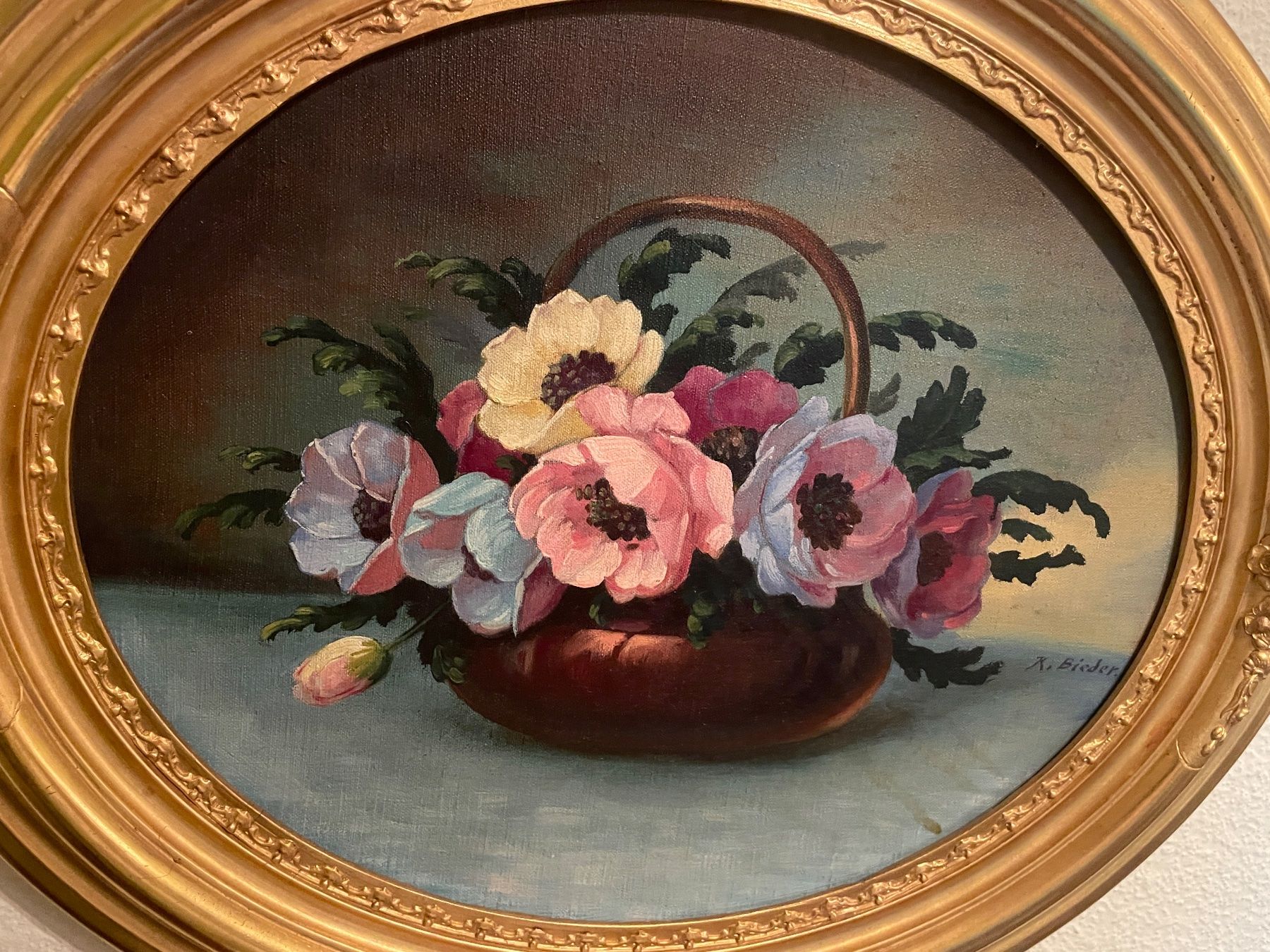 Posters & Illustrations: Bild Oval mit schönem Goldrahmen – D'occasion à Volketswil par rubin74 4