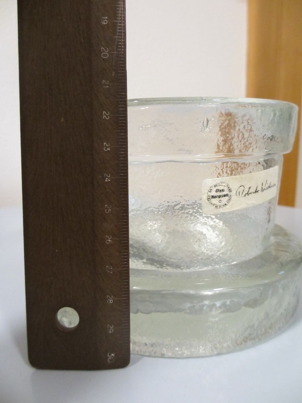 Bicchieri: Schale und Untersetzter, Glas, handgemacht – Usato da Herisau venduto da fan_h9qj 3