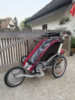 Kinderanhänger Thule Chariot Cougar 1 mit viel Zubehör