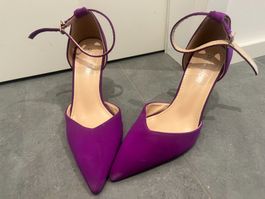 Scarpe tacco donna viola, numero 38