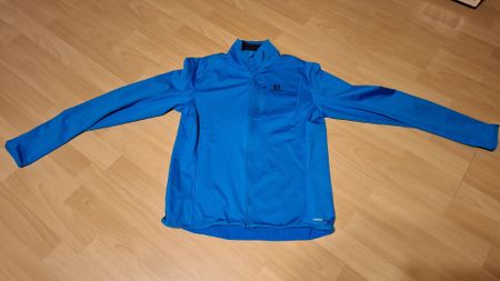 Salomon Softshell Jacke blau Herren Grösse L gebraucht