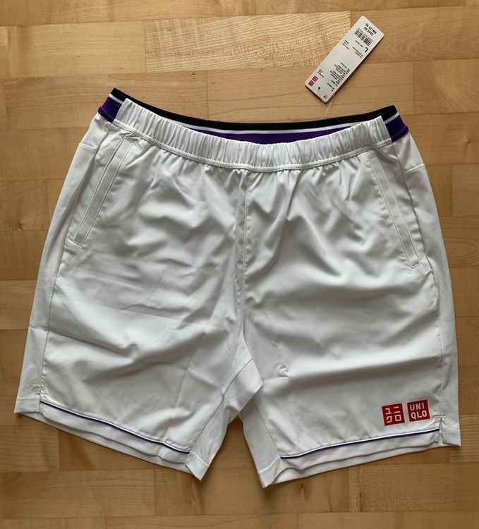 Uniqlo white sale tennis shorts