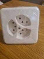 Hager Steckdose 3 x T13, 1-S,weiss neu in Originalverpackung