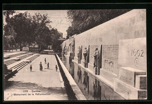 Cartes postales: AK Genéve, Monument de la Réformation – D'occasion à Berlin par bartko-reher