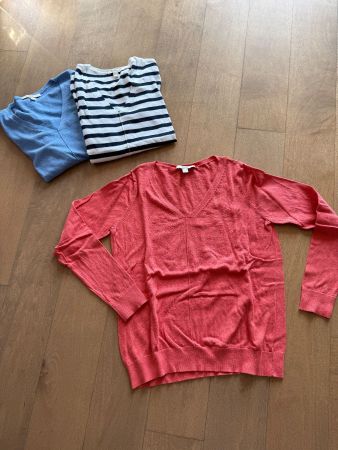 ESPRIT - Korallfarbener Sommerpulli Gr. XS