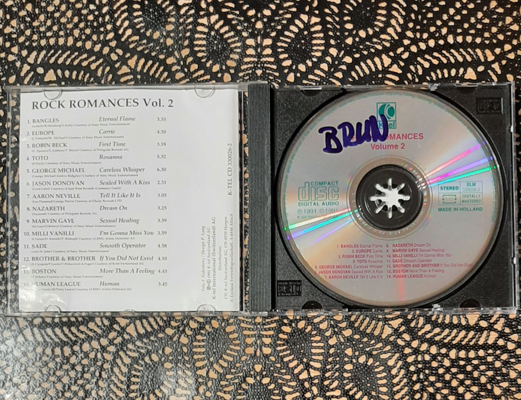 CD: Rock Romances, Pop Rock Compilation 1991 – Usato da Schönenberg TG venduto da breiti12 2