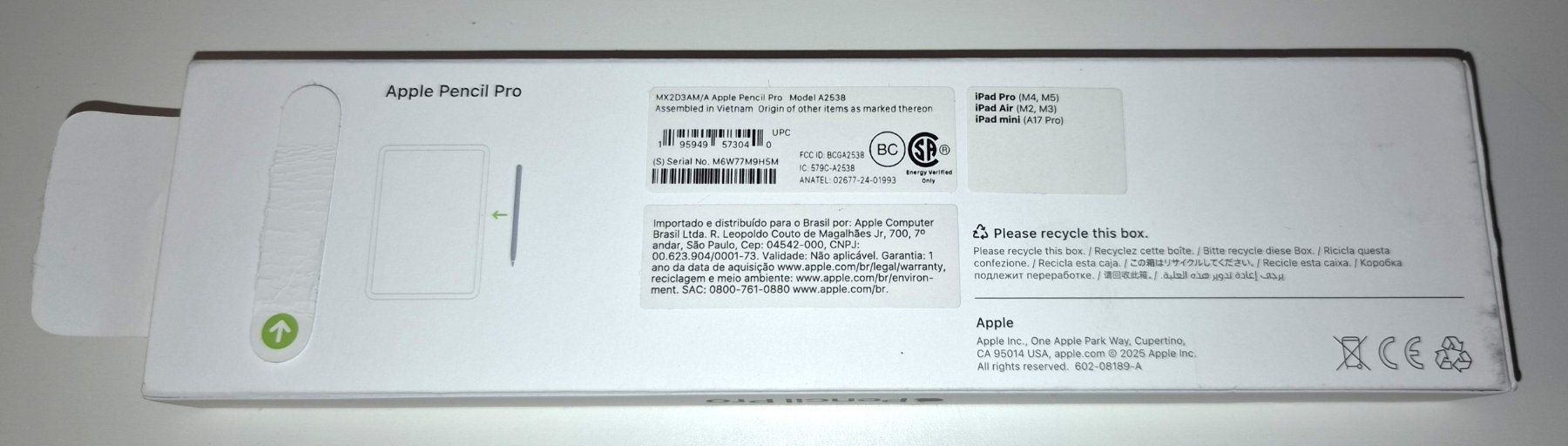Apple Penna & Evidenziatori: Apple Pencil Pro Eingabestift ***NEU*** – Nuovo (secondo la descrizione) da Maseltrangen venduto da Xyon2000 1