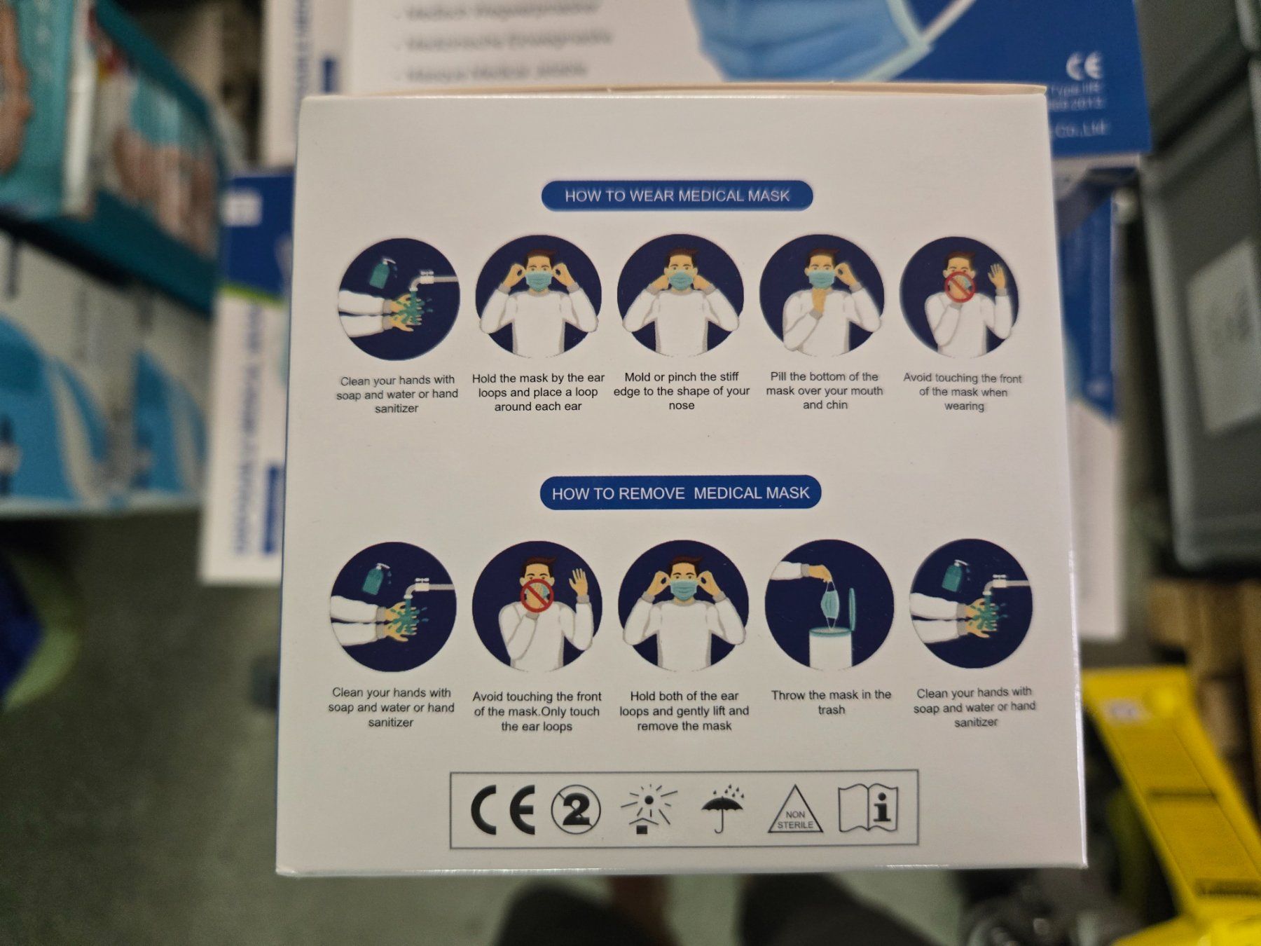 Medizinische Pflegemittel: Hygiene-/Gesichtsmasken – Neu und originalverpackt aus Zürich von Onshoppingtour 3