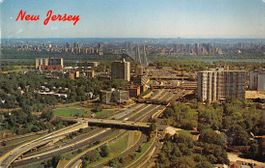 NEW JERSEY - alte Postkarte EXOTISCHES MOTIV
