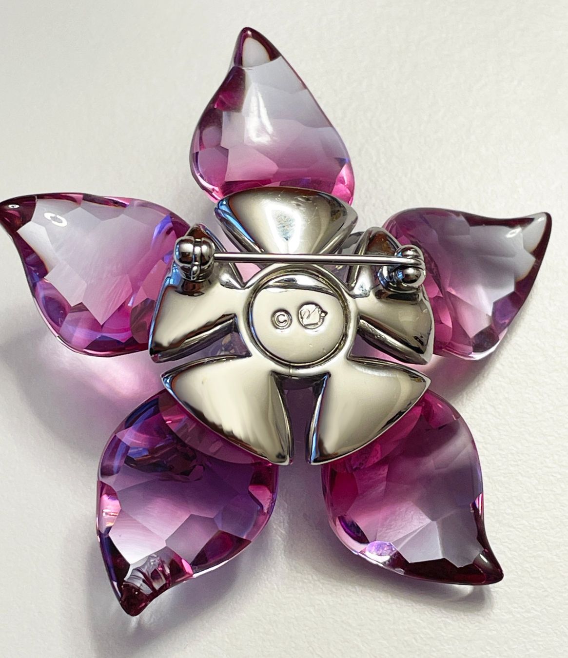 Swarovski Spille & Fermagli: Blumenbrosche von Swarovski – Usato da Chur venduto da elifor 3