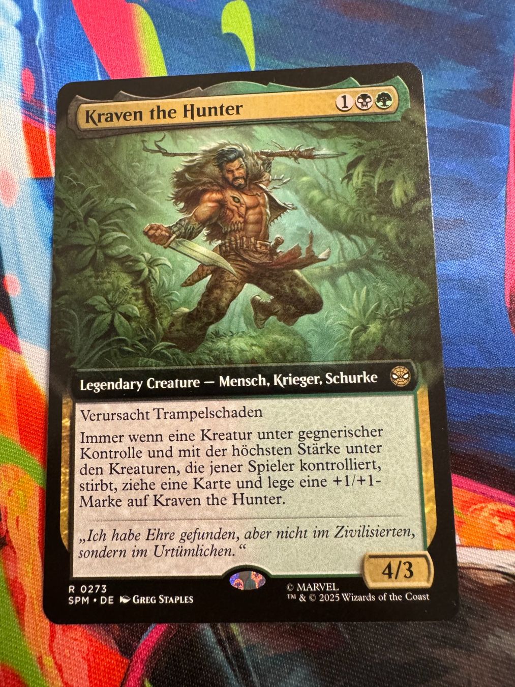 Magic The Gathering Carte collezionabili: Kraven the Hunter - Marvel's Spider-Man - Magic – Nuovo (secondo la descrizione) da Bülach venduto da Pfrenzel