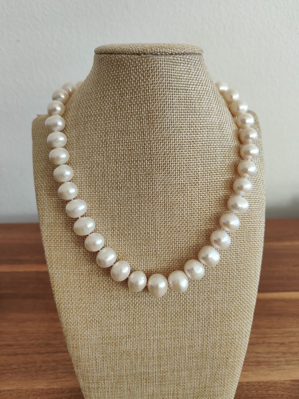 Catenine: Süsswasserperlencollier, fantastisch grosse Perlen – Nuovo e nell'imballaggio originale da Rümlang venduto da 21f 6
