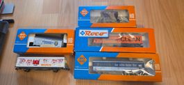 Roco Güterwagen 5 Stück HO/DC