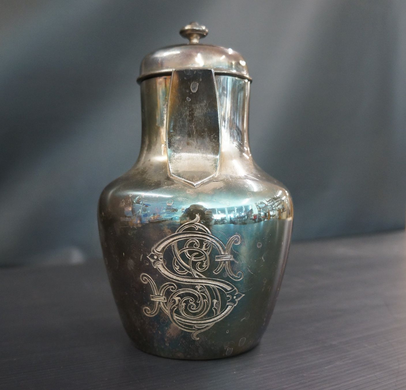 Carafes: Antike Silberkanne L.Lapar – D'occasion à Basel par bk_brockibasel