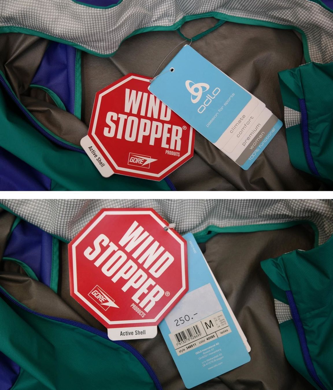 Odlo Giacche: OdLo Windjacke Goretex Windstopper Jacke /Lp:250Fr/ Gr.L – Nuovo e nell'imballaggio originale da Wohlenschwil venduto da EddieS-Outlet 6