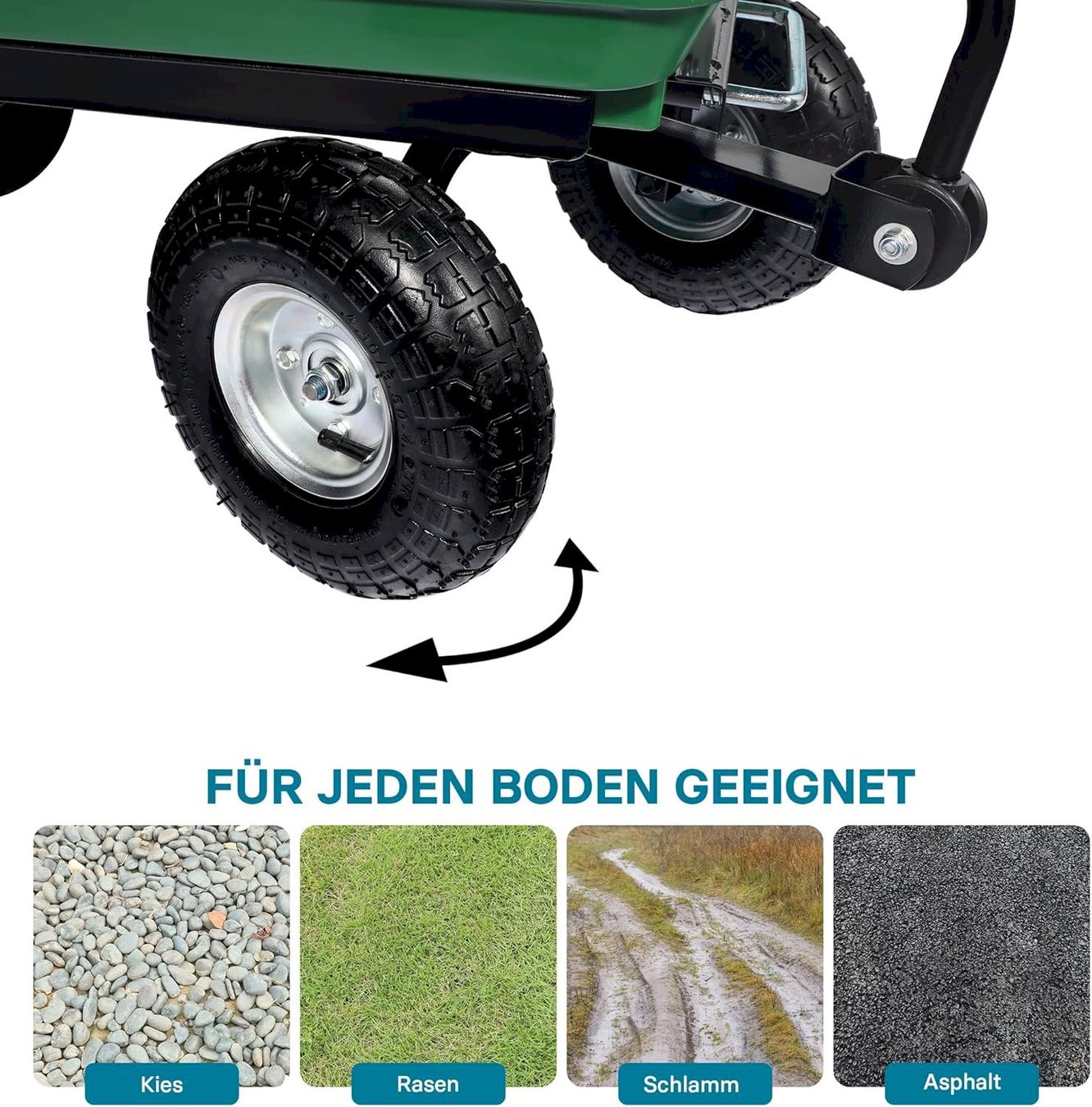 Sonstige Gartengeräte: WilTec Gartenwagen 75l bis 240kg – Neu und originalverpackt aus Bottighofen von zaap 3