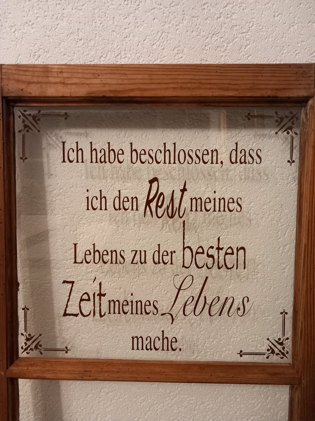 Tutte le decorazioni: Altes Fenster schön dekoriert – Usato da Buttwil venduto da K_und_K 1