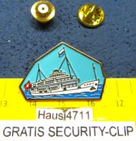 4WALDSTÄTTERSEE MS-SCHWYZ PIN GEPRÄGT GOLDIG