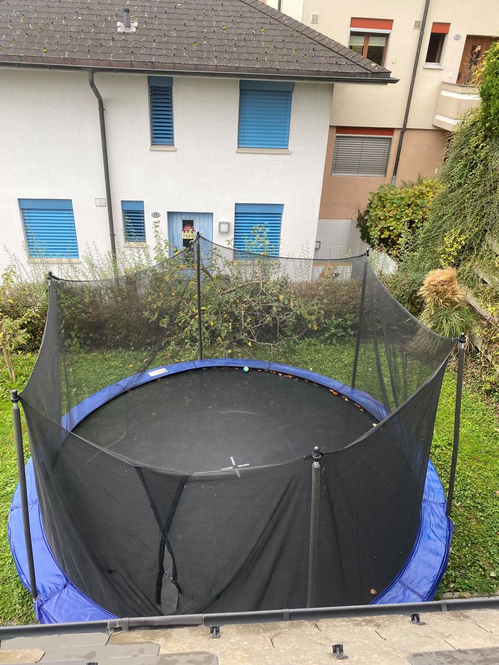 Trampoline: Trampolin 426cm Rund - Blau – Gebraucht aus Brunnen von simon_25 1