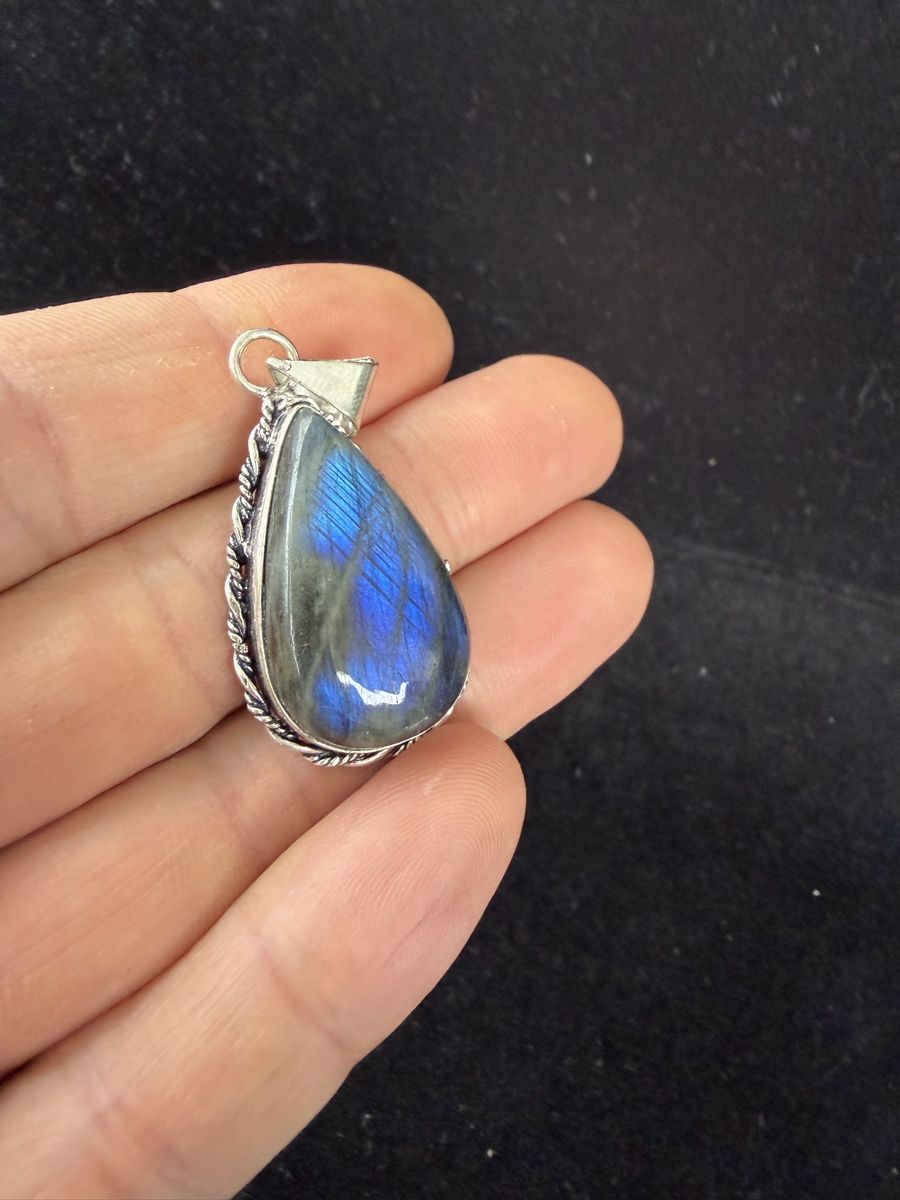 Edelsteine: Pendentif Labradorite – Gebraucht aus Bouveret von GemX 4