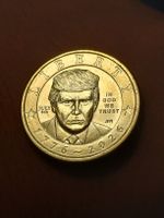 One Dollar Coin Trump with 4th July Mark RARE
