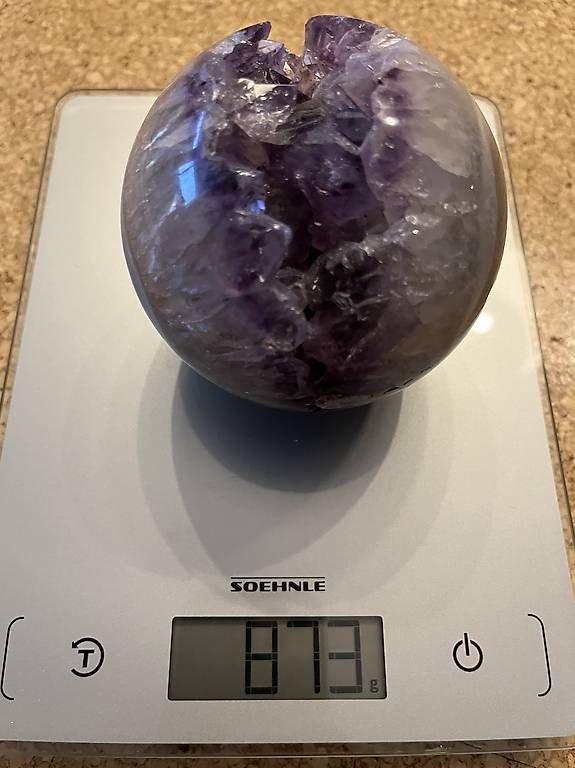 Minerali & Pietre curative: Amethyst Kugel Druse – Usato da Eschen venduto da 1sc_xgk7 4
