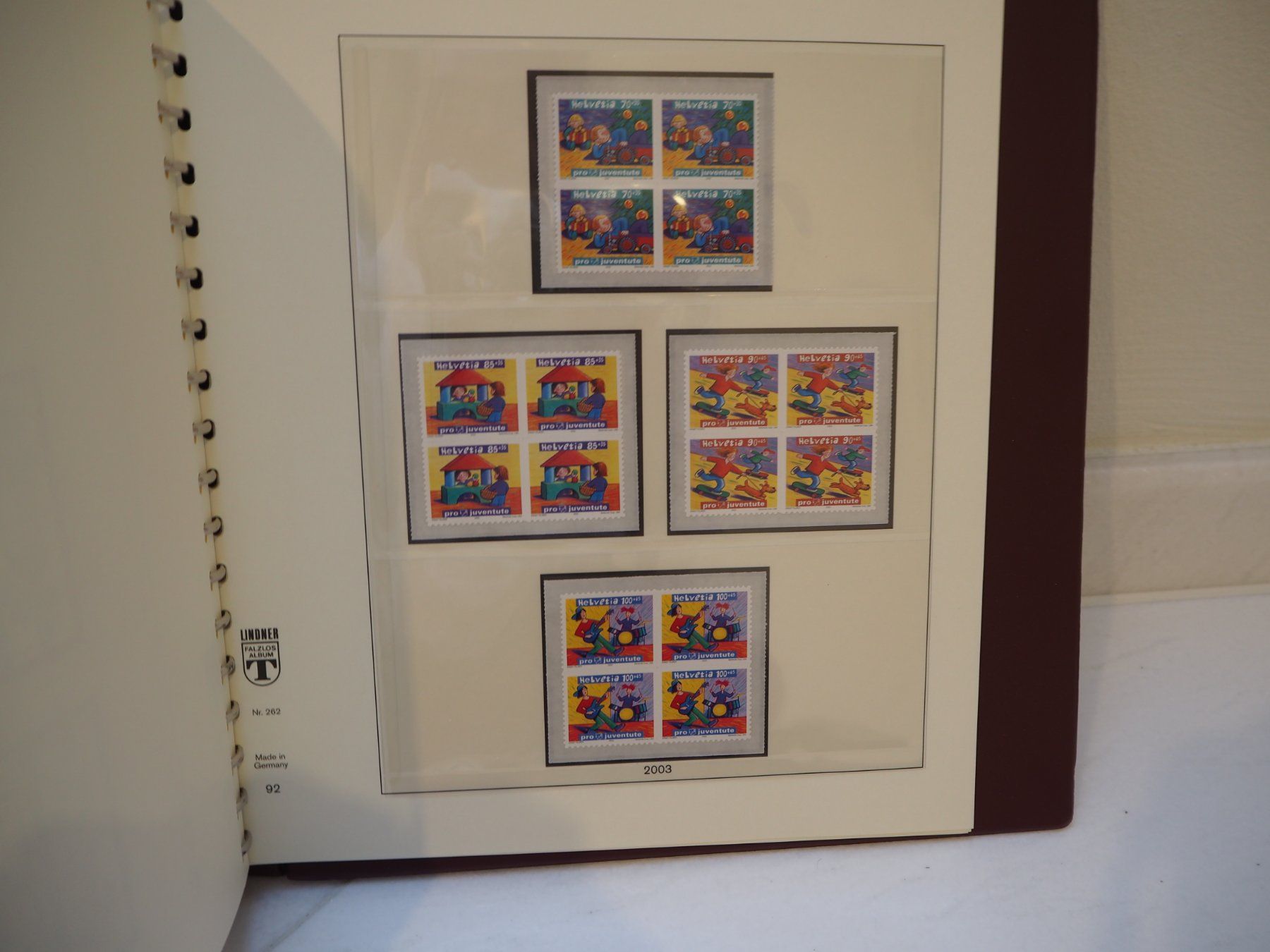 Tutti i francobolli: PJ 1973 - 2007 in 4er Bl. ** Frankatur 388.80 oder Sammlung – Nuovo e nell'imballaggio originale da Zürich venduto da Alain-Phila 7