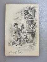 Alte, seltene Ansichtskarte "Bonne Année", ca. 1916.