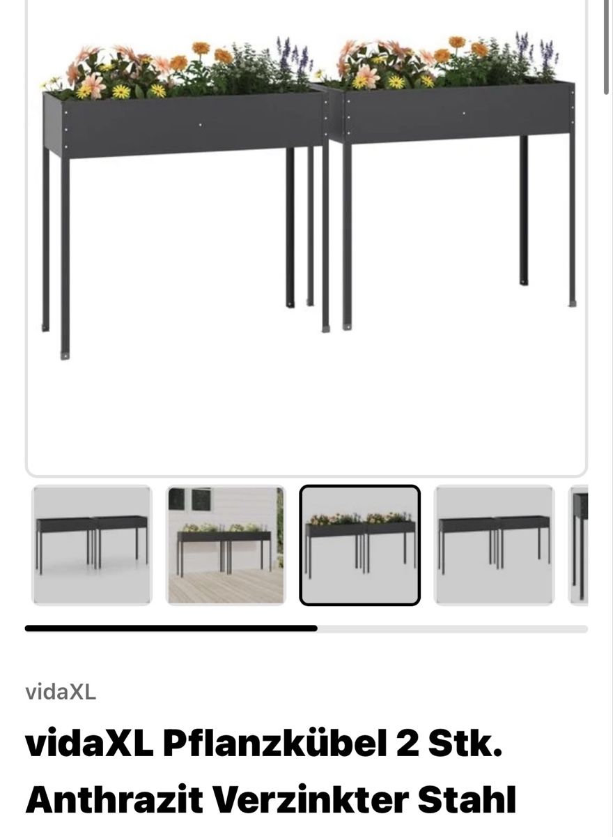 Vasi per fiori: Pflanzenkübel neu 2 stk – Nuovo e nell'imballaggio originale da Niederried b. Kall venduto da NicoleS25 1