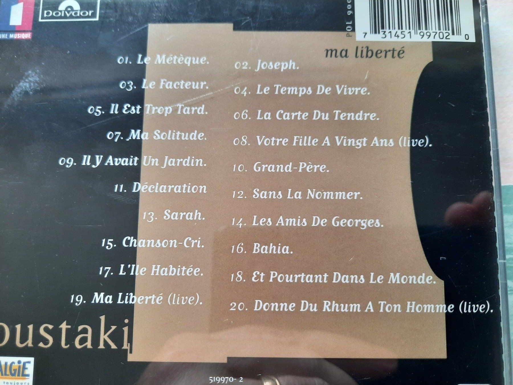 CD: CD Moustaki - ma liberté – Usato da Pully venduto da bro_n52j 2