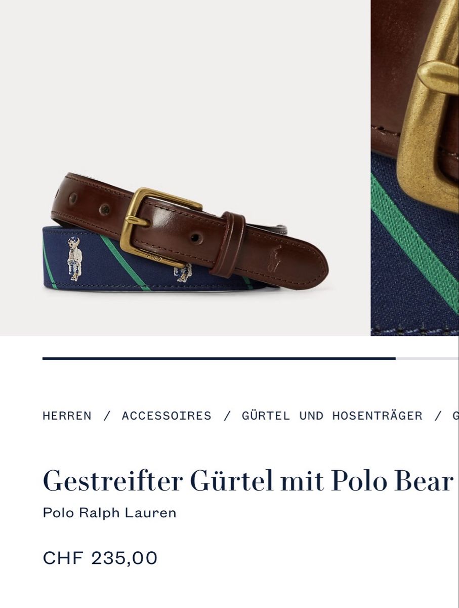 Ralph Lauren Cinture: Belt RALPH LAUREN – Nuovo (secondo la descrizione) da Coppet venduto da Apicius1 6