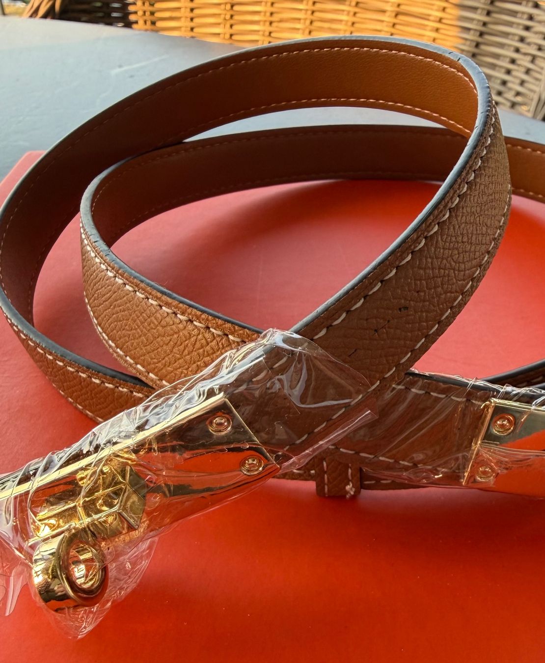 Gürtel: Ledergürtel Modell Eleganza – Neu (gemäss Beschreibung) aus Meilen von cle_vj8t