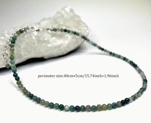 Catenine: Halskette (Moos-Achat) – Nuovo (secondo la descrizione) da Halden venduto da YUSEN012 1