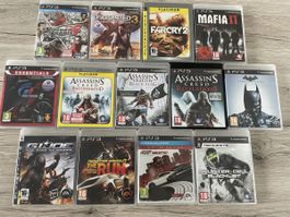 Playstation 3 Sammlung mit 13 Games