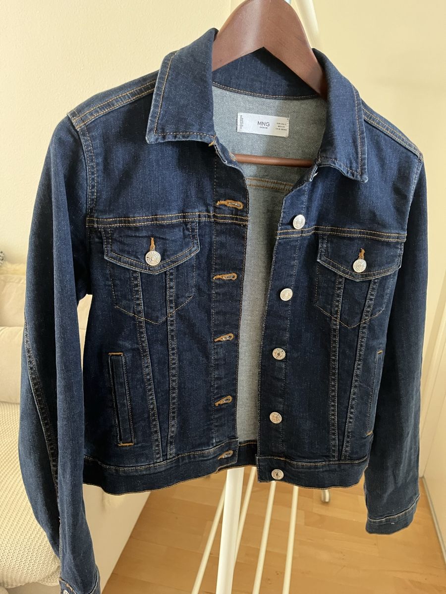 Jeans: MNG Denim Jacket - classic style for Autumn, size Small – Usato da Zürich venduto da Jocki02