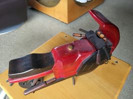 Motorrad Holzmodell