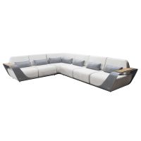 ONDA Corner Lounge Set Outdoor Lounge, Grey/White, gebraucht