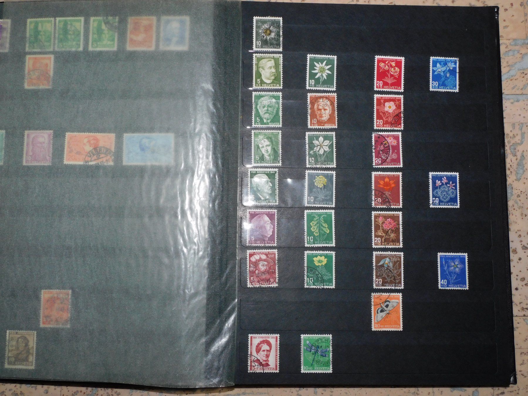 Alle Briefmarken: Briefmarken Sammlung in Alben und Ordner – Gebraucht aus St. Niklaus VS von sportler60 2