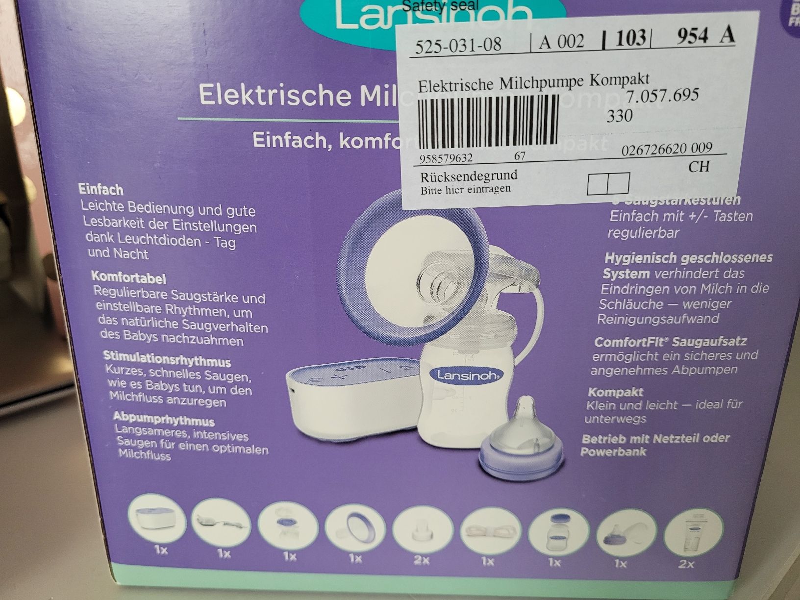Stillzubehör: Elektrische Milchpumpe Lansinoh – Gebraucht aus Uznach von ssmiy 5