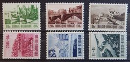 Belgien Kat. 967-972 * 1953 Kat. 45 Euro
