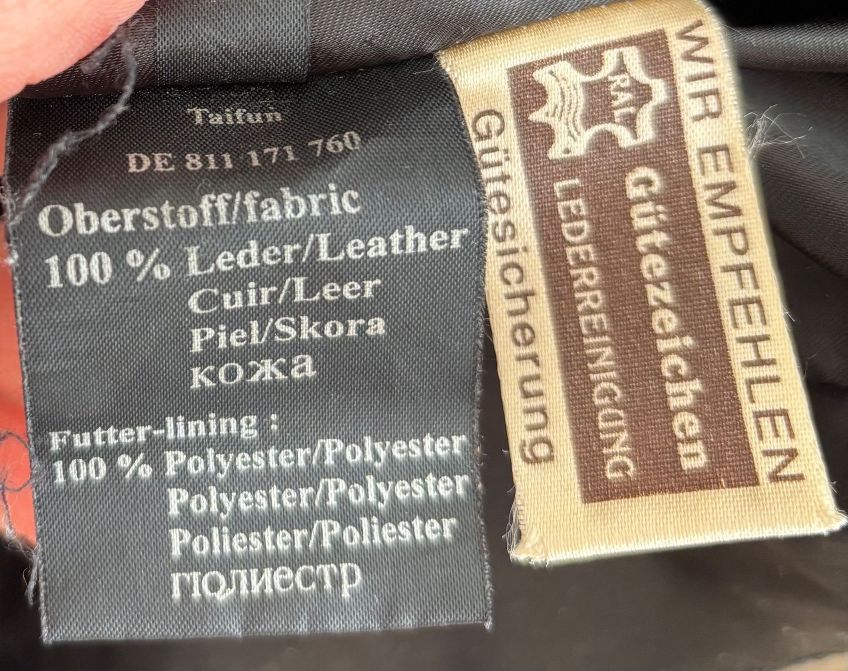 Taifun Giacche: Kurze Lederjacke – Usato da Niederrohrdorf venduto da Madoqua 8