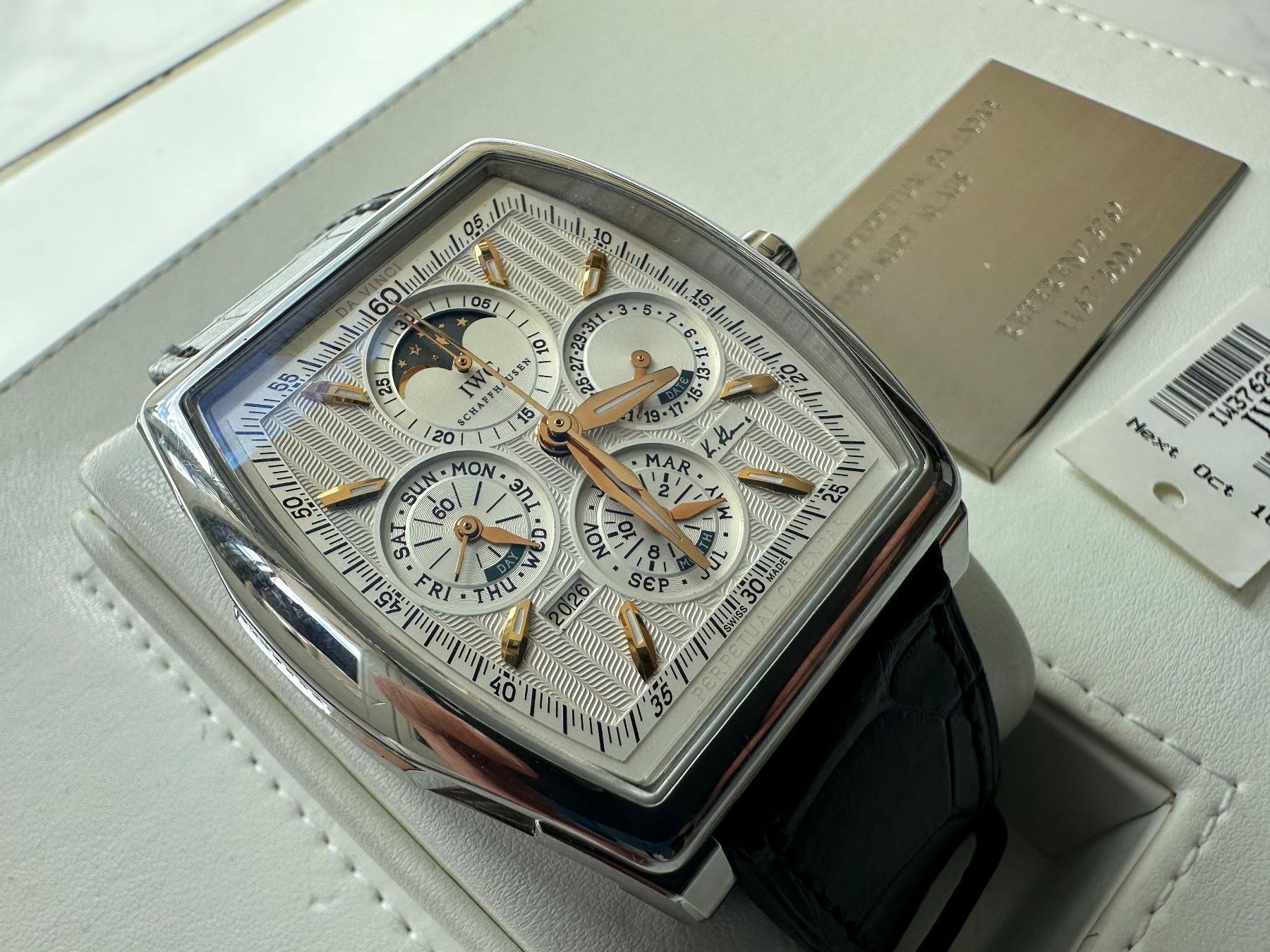 IWC Orologi: IWC Perpetual Kalender Edition Kurt Klaus – Usato da Neunkirch venduto da neunkirch66 6