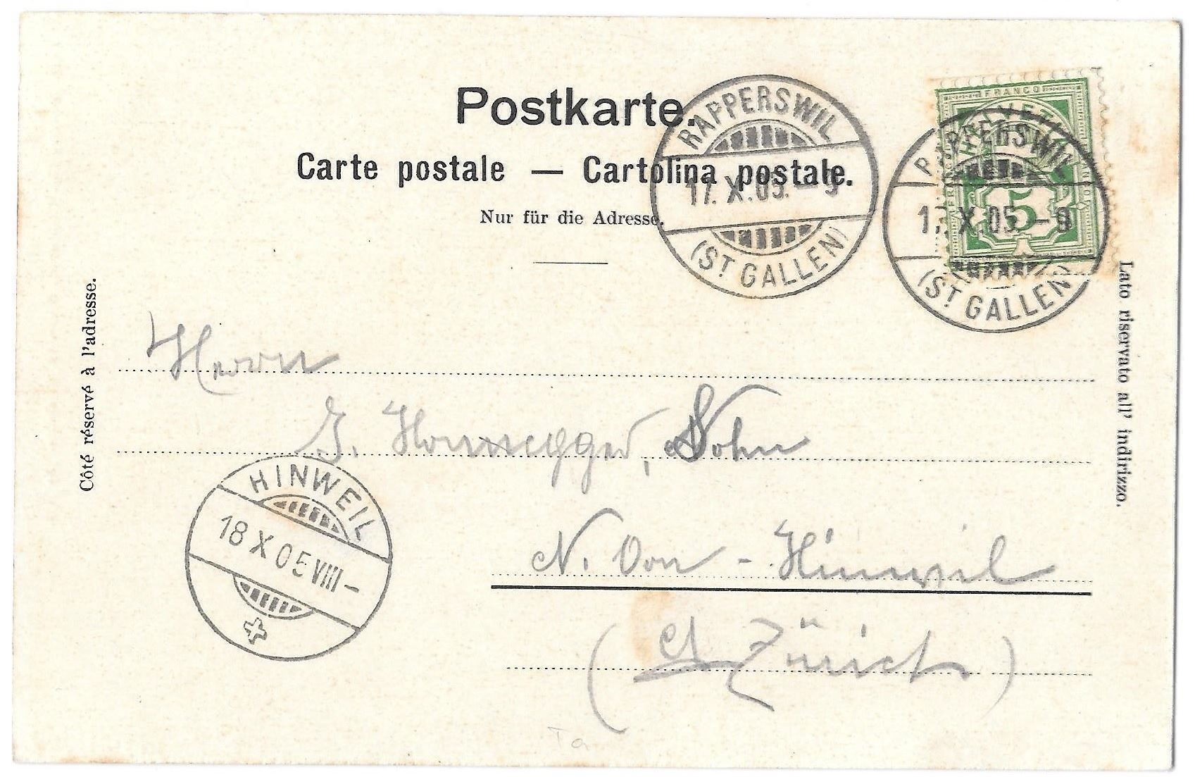 Cartoline postali: Sargans Detailansicht mit Schloss – Usato da Olten venduto da clotaldi 1