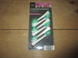 6 Easy Home Ersatzzahnbürsten, neu & OVP