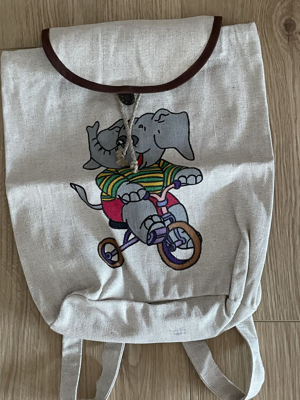 Borse & Zaini: Kinderrucksack bemalt Kitta, Kindergarten oder einkaufen – Nuovo (secondo la descrizione) da Winkel venduto da Kade50