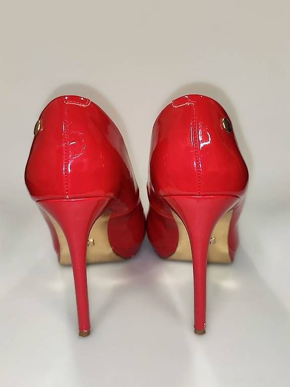 Chaussures femmes: Rote High Heels Gr. 39 + Clutch – Neuf (Voir description) à Birmensdorf ZH par mirimiri 2