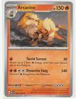 Pokémon 2023 Arcanine (059/165) Scarlet & Violet Mew 151